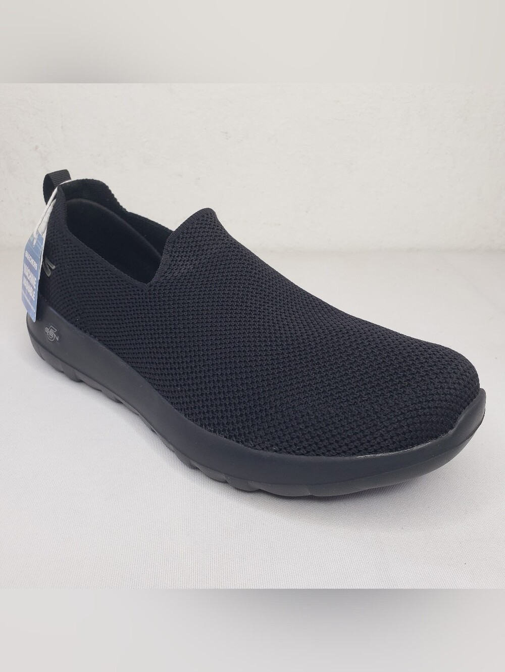 Skechers SINGLE RIGHT SHOE ONLY Men's Slip-On Athletic Black Knit REPLACEMENT